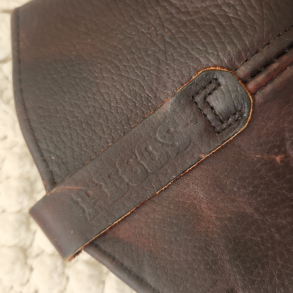 Men's Brown Leather Pull-On Work Boots - Picture 7 of 10